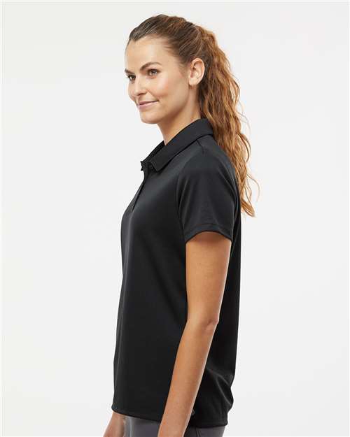 Women's Micro Piqué Polo – On Model – Side