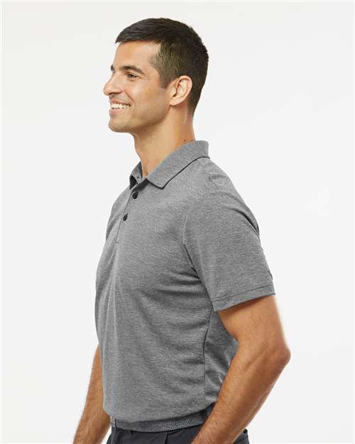 Men's Heathered Polo – On Model – Side