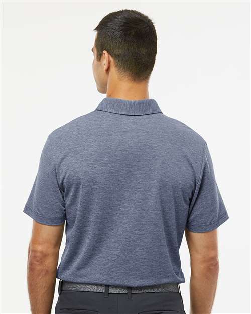 Men's Heathered Polo – On Model – Back