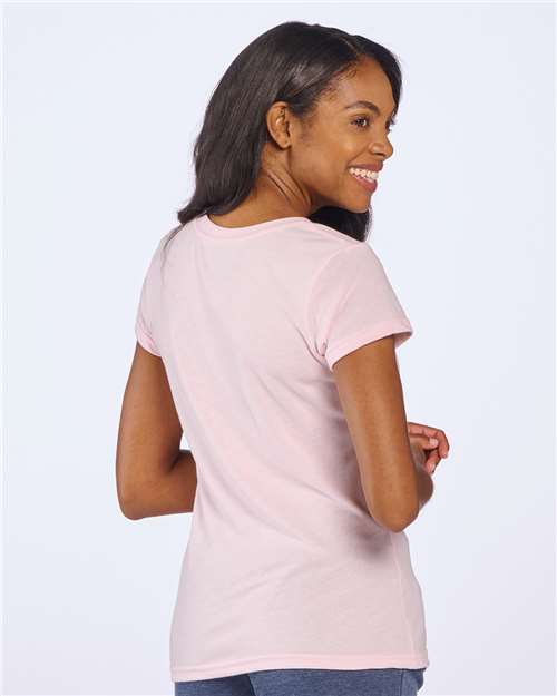 Women's Tri-Blend T-Shirt – On Model – Back