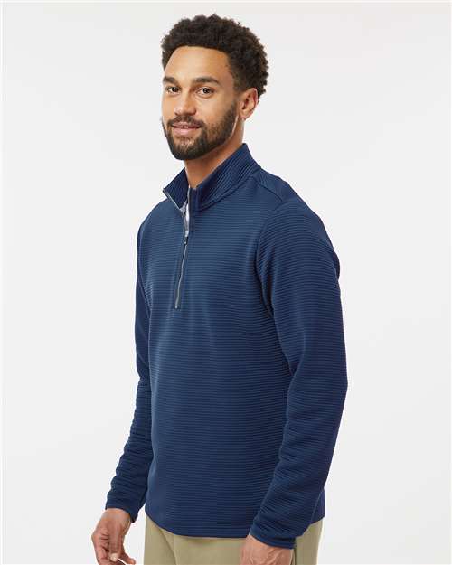 Men's Spacer Quarter-Zip Pullover – On Model – Side