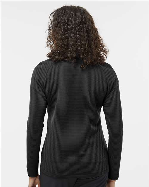 Women's Spacer Quarter-Zip Pullover – On Model – Back