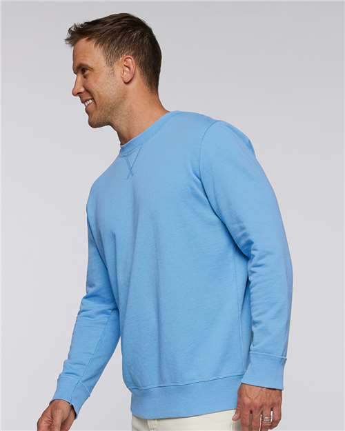 Unisex Vintage Wash Crewneck Sweatshirt – On Model – Side