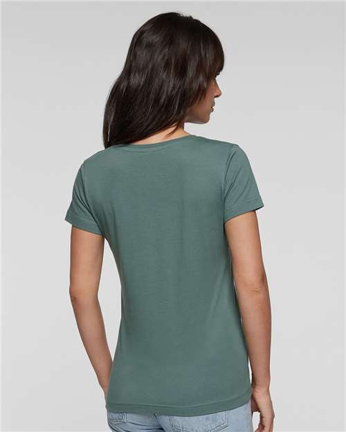 Women's Fine Jersey Tee – On Model – Back