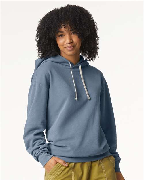 Unisex Garment-Dyed Lightweight Hooded Sweatshirt