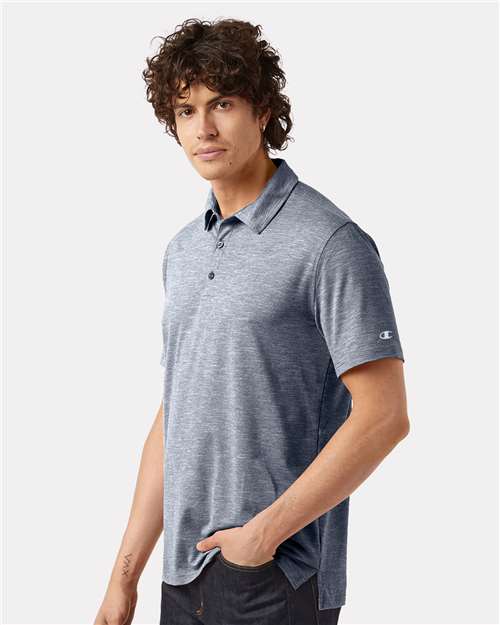 Unisex Sport Polo – On Model – Side
