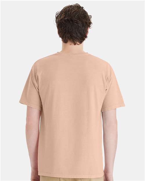 Unisex Botanical Dyed T-Shirt – On Model – Back