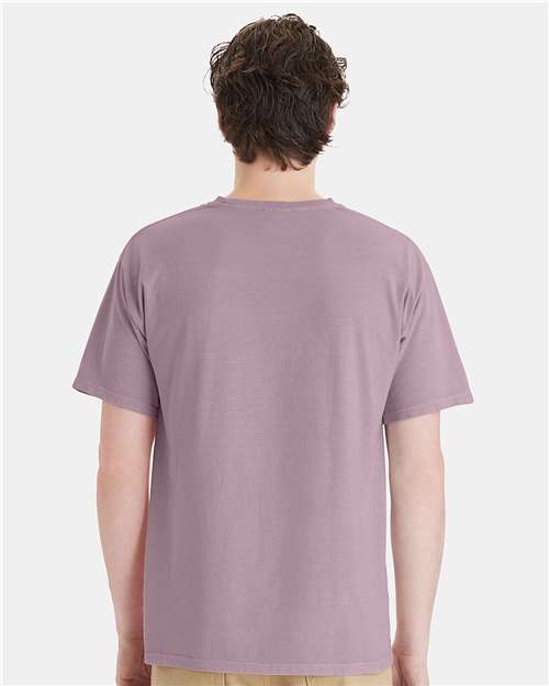 Unisex Botanical Dyed T-Shirt – On Model – Back