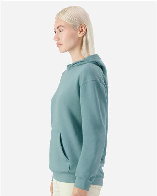 Unisex ReFlex Fleece Hoodie Sweatshirt – On Model – Side