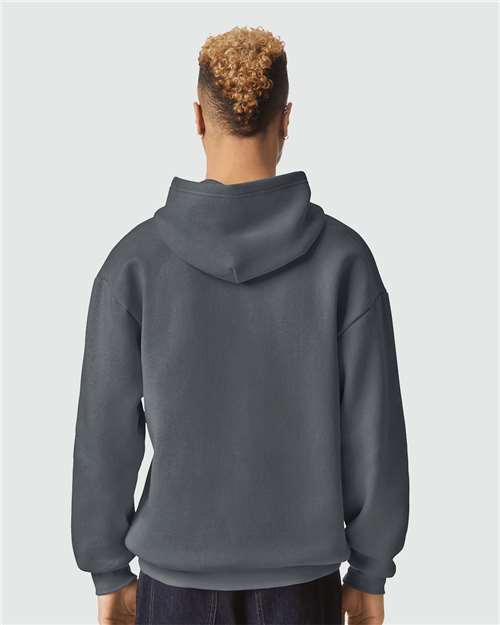 Unisex ReFlex Fleece Hoodie Sweatshirt – On Model – Back