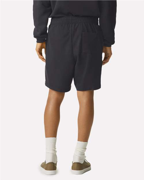 Unisex Pique Gym Shorts – On Model – Back