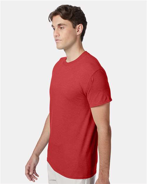 Unisex Perfect-T Triblend T-Shirt – On Model – Side