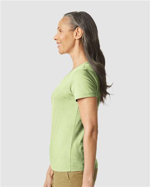 Women's Softstyle® T-Shirt – On Model – Side