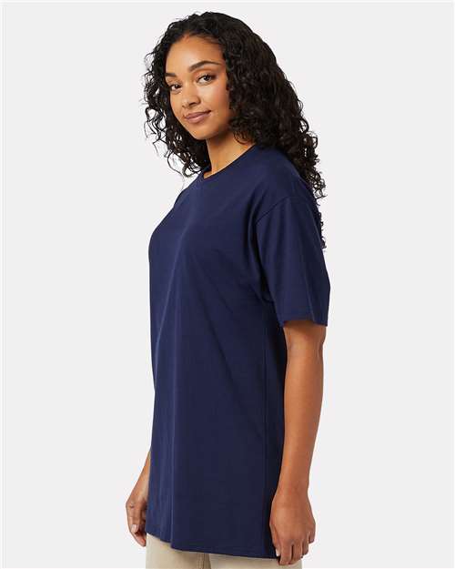 Unisex Essential-T Tall T-Shirt – On Model – Side