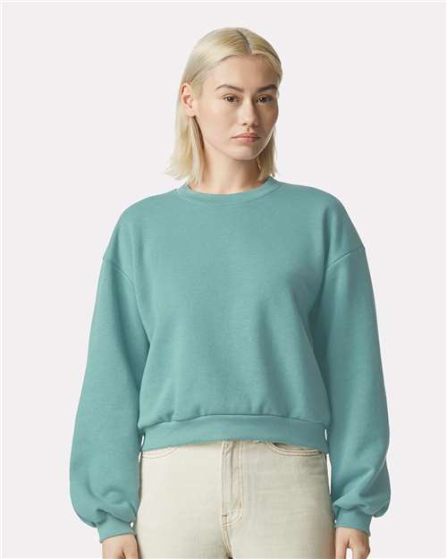 Women's ReFlex Fleece Crewneck Sweatshirt – On Model