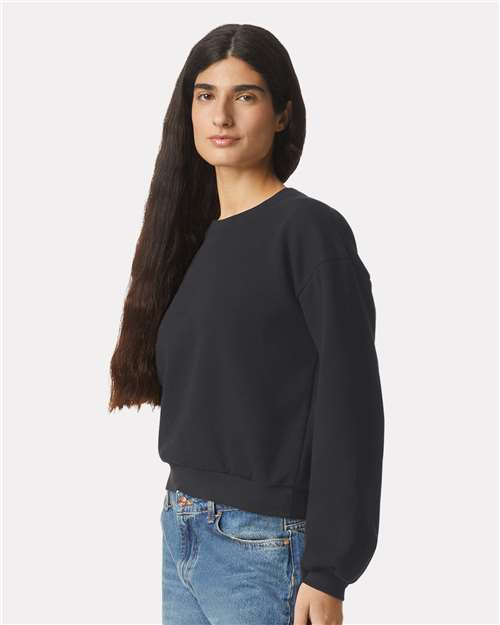 Women's ReFlex Fleece Crewneck Sweatshirt – On Model – Side