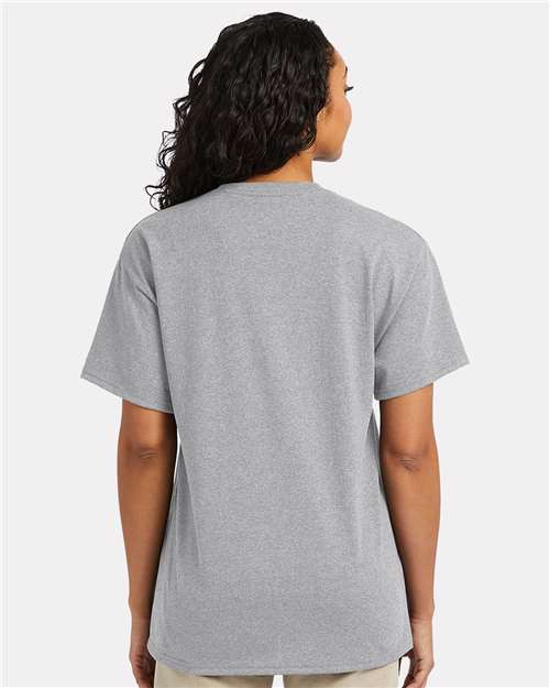 Unisex Essential-T Pocket T-Shirt – On Model – Back