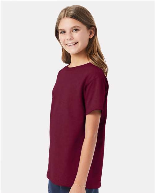 Youth Essential-T T-Shirt – On Model – Side