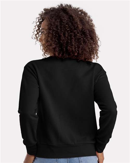 Women's Laguna Sueded Crewneck Sweatshirt – On Model – Back