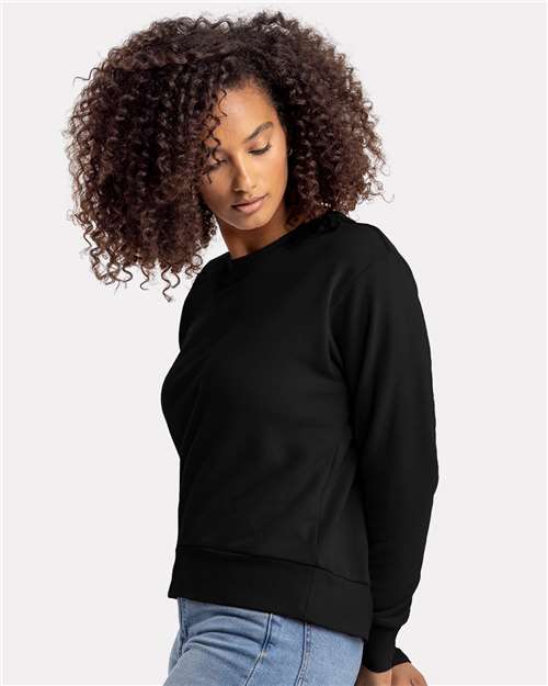 Women's Laguna Sueded Crewneck Sweatshirt – On Model – Side