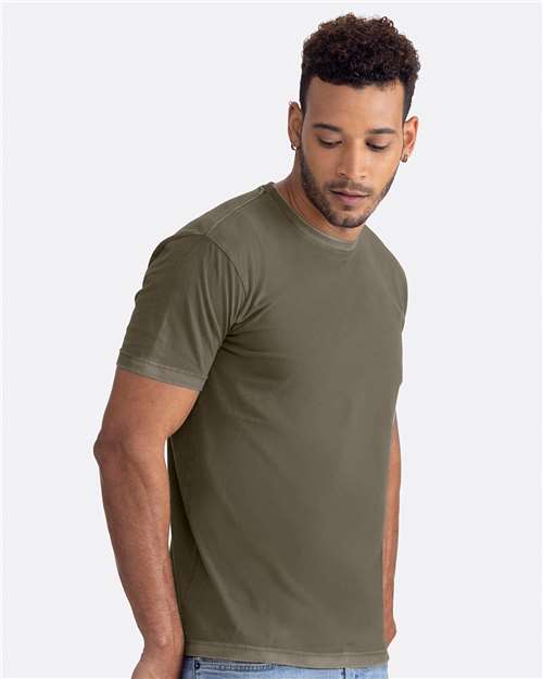 Unisex Soft Washed Tee – On Model – Side