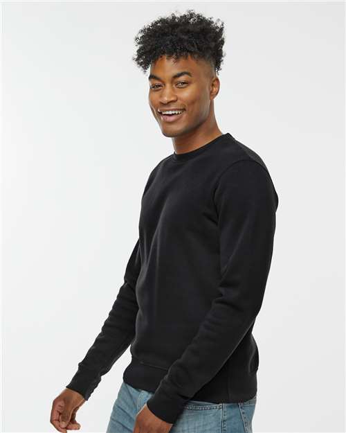 Unisex BTB Fleece Crewneck Sweatshirt – On Model – Side