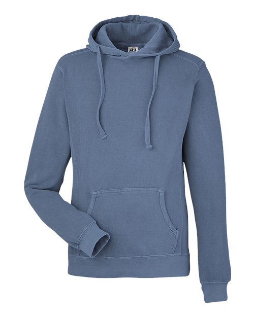 Unisex Pigment-Dyed Fleece Hooded Sweatshirt