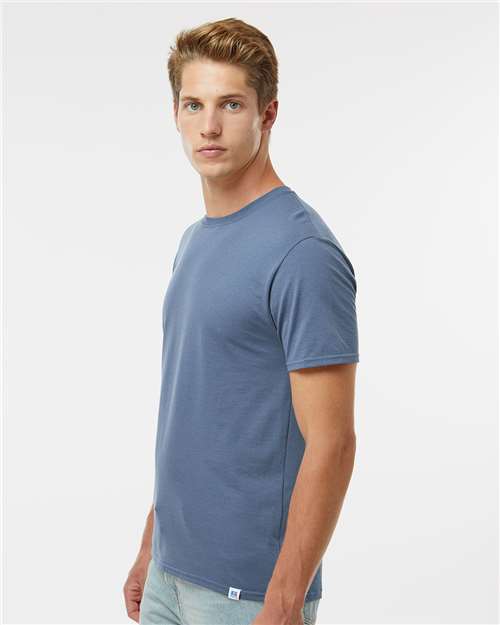 Unisex Dri Power® CVC Performance T-Shirt – On Model – Side