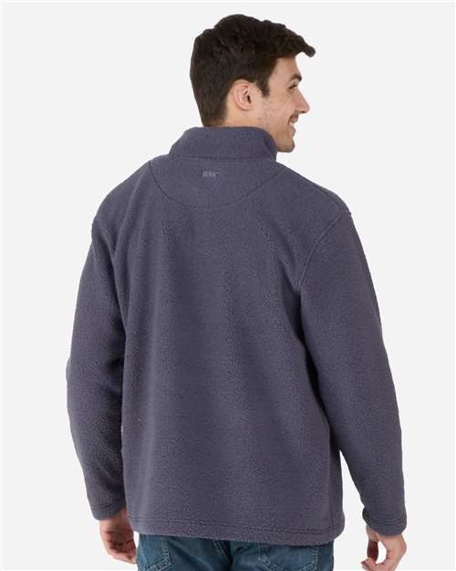 Men's Everest Fleece Quarter-Zip Pullover – On Model – Back