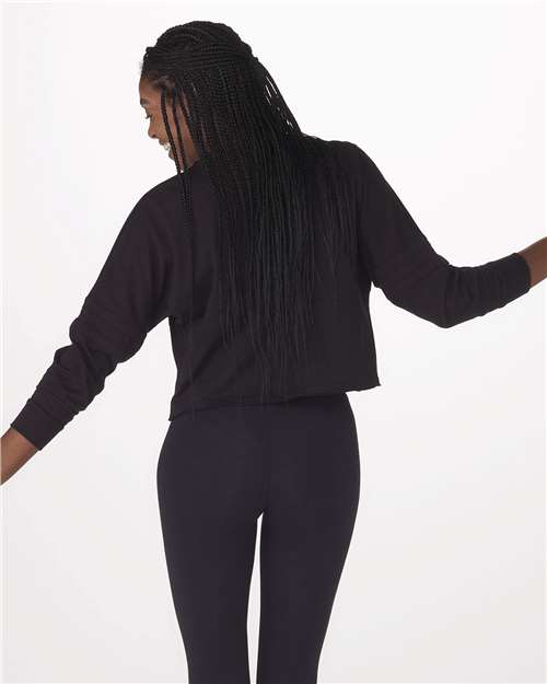 Women's Crop Retro Jesery – On Model – Back