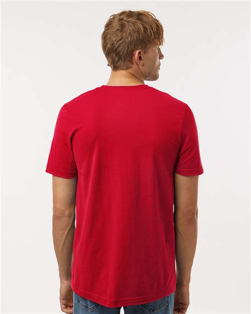 Combed Cotton T-Shirt – On Model – Back