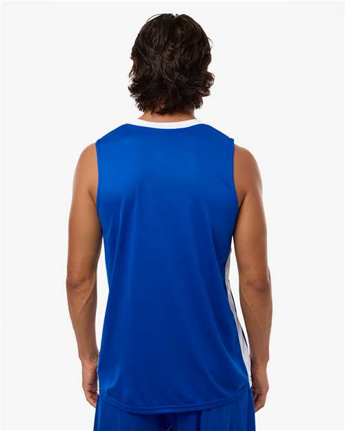 Men's Match-Up Basketball Jersey – On Model – Back
