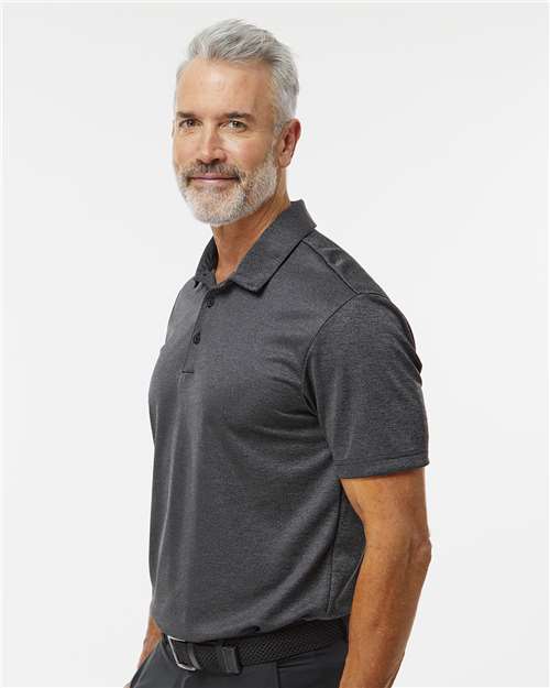 Men's Space Dyed Polo – On Model – Side
