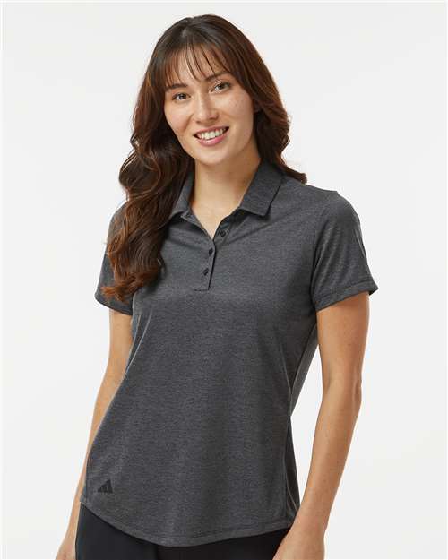 Women's Space Dyed Polo – On Model