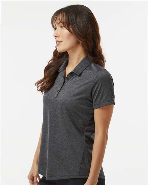 Women's Space Dyed Polo – On Model – Side