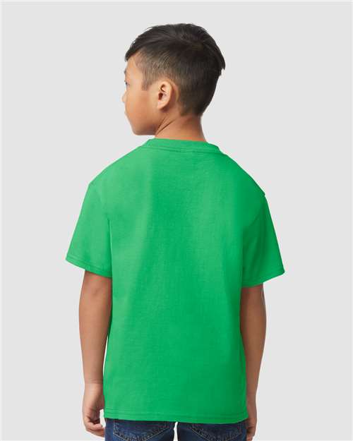 Youth Softstyle® Midweight T-Shirt – On Model – Back