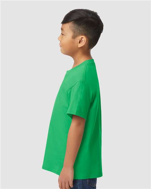 Youth Softstyle® Midweight T-Shirt – On Model – Side