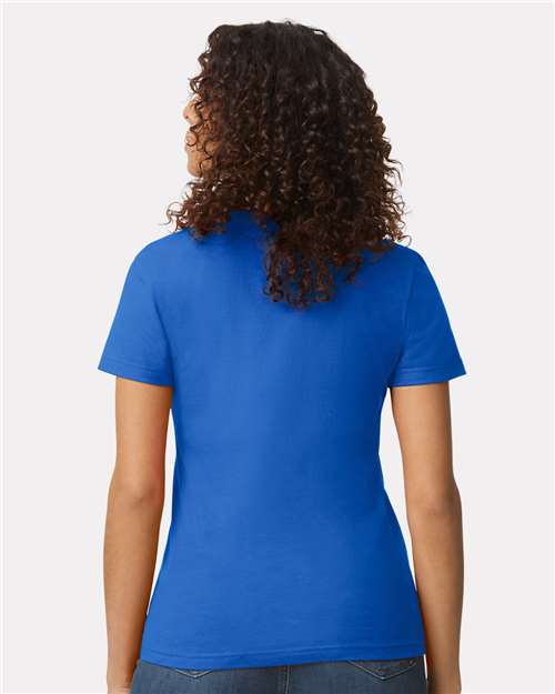 Women's Softstyle® Midweight T-Shirt – On Model – Back