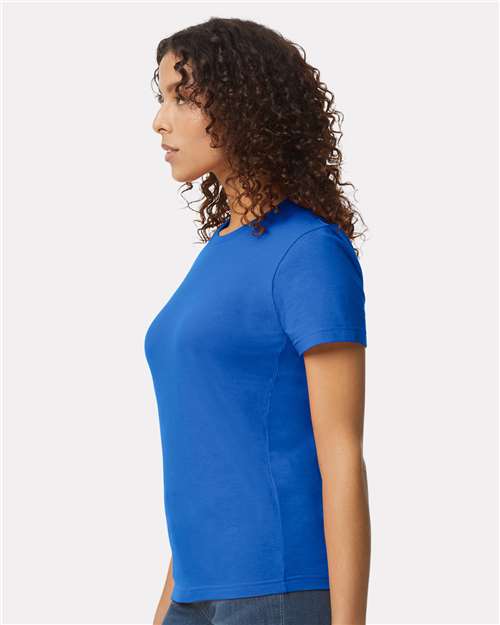 Women's Softstyle® Midweight T-Shirt – On Model – Side