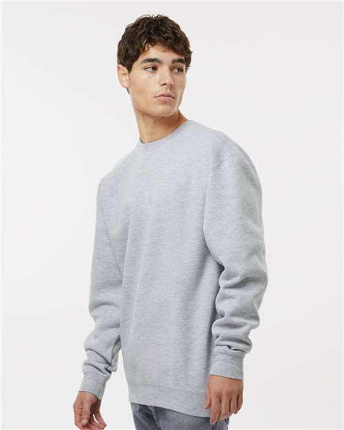Unisex Heavyweight Crewneck Sweatshirt – On Model – Side
