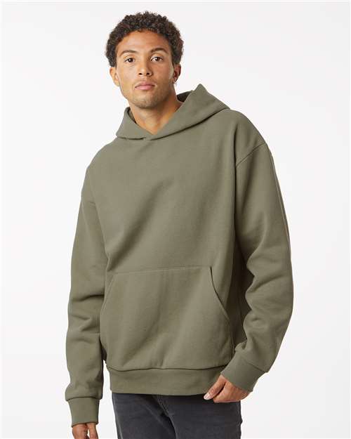 Unisex Mainstreet Heavyweight Hooded Sweatshirt – On Model