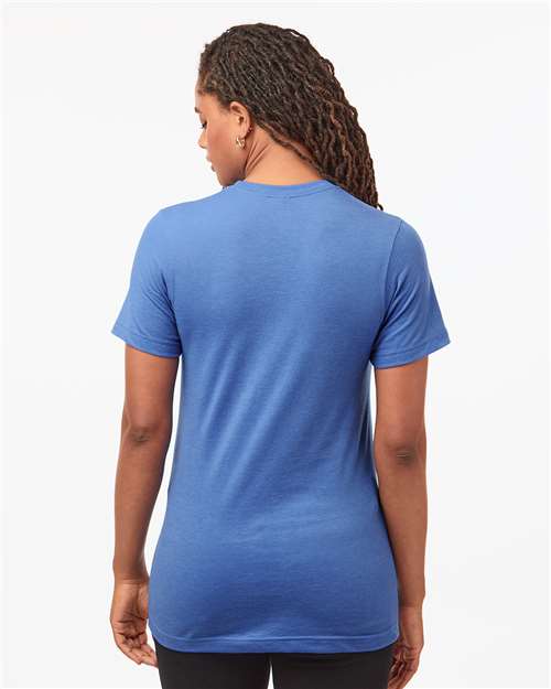 Unisex Combed CVC T-Shirt – On Model – Back