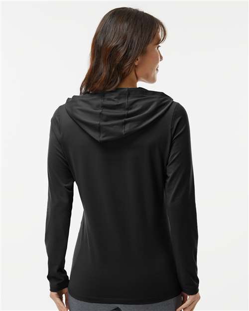 Women's Performance Hooded Pullover – On Model – Back