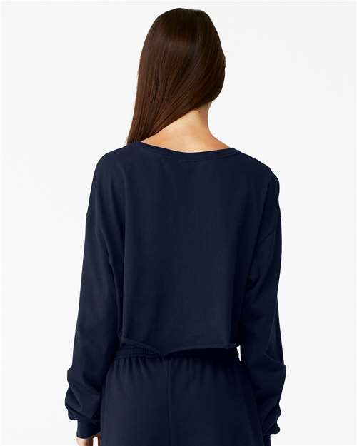 Women's FWD Fashion Crop Long Sleeve Tee – On Model – Back