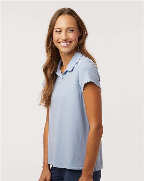 Women's Blended Polo – On Model – Side