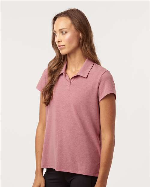 Women's Blended Polo – On Model – Side