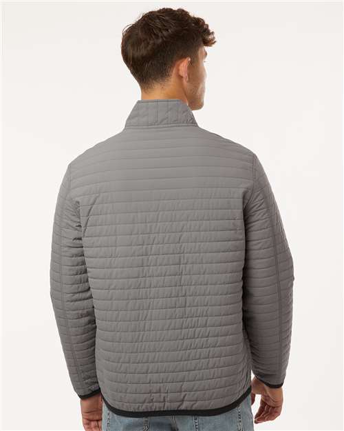 Men's Keystone Quilted Pullover – On Model – Back