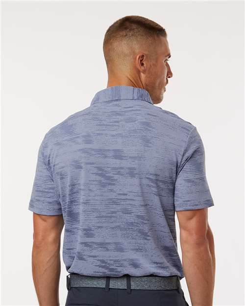 Men's Ultimate365 Textured Stripe Polo – On Model – Back