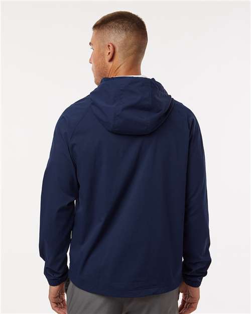 Men's Go-To Utility Durable Water-Repellent Full-Zip Jacket – On Model – Back
