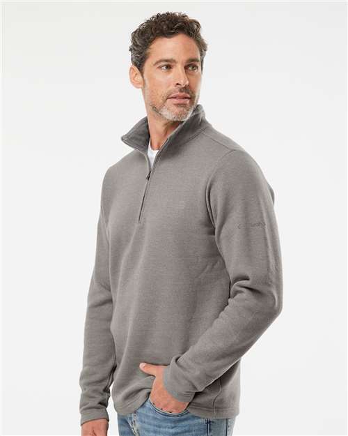 Men's Great Hart Mountain™ III Half-Zip Pullover – On Model – Side
